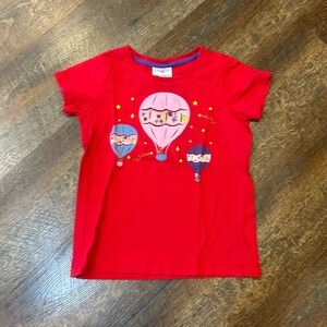 Hanna Andersson Red Hot Air Balloon Graphic Tee